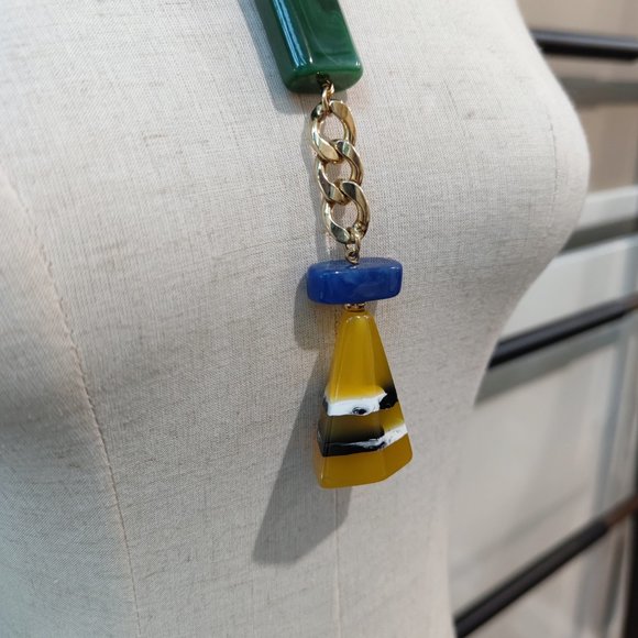 Multi stone Necklace - Picture 3 of 6